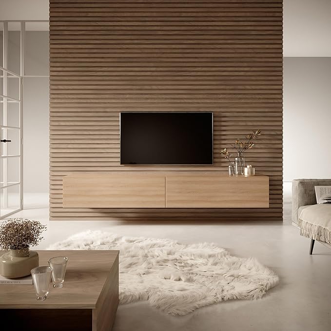 Tv unit - MDF - Multicolor- 200x30x30 cm