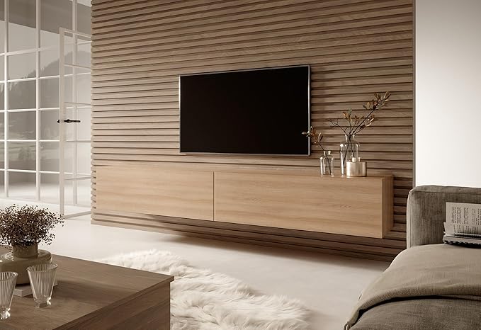 Tv unit - MDF - Multicolor- 200x30x30 cm