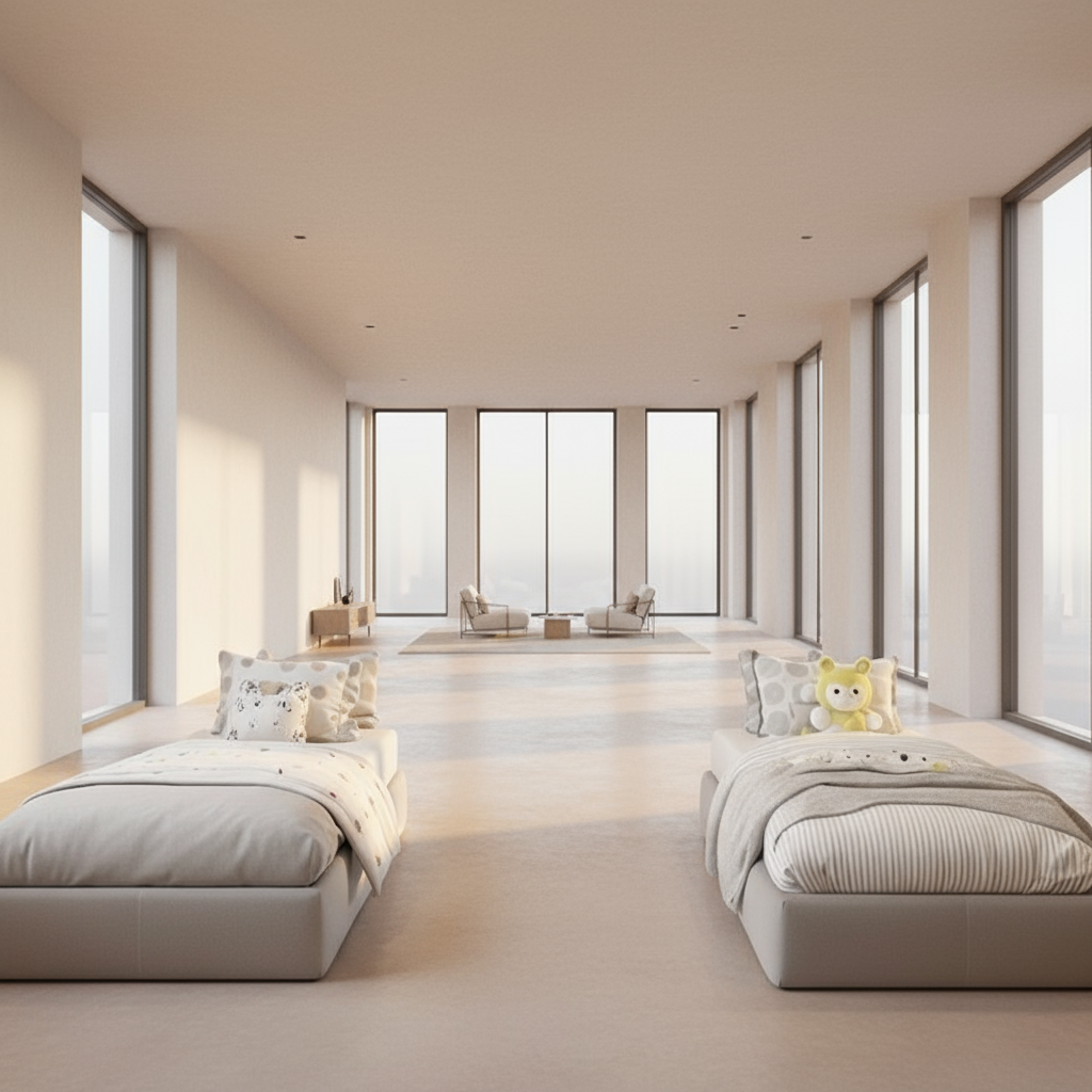 سرير - خشب ام دي اف- رمادي - متعدد المقاسات