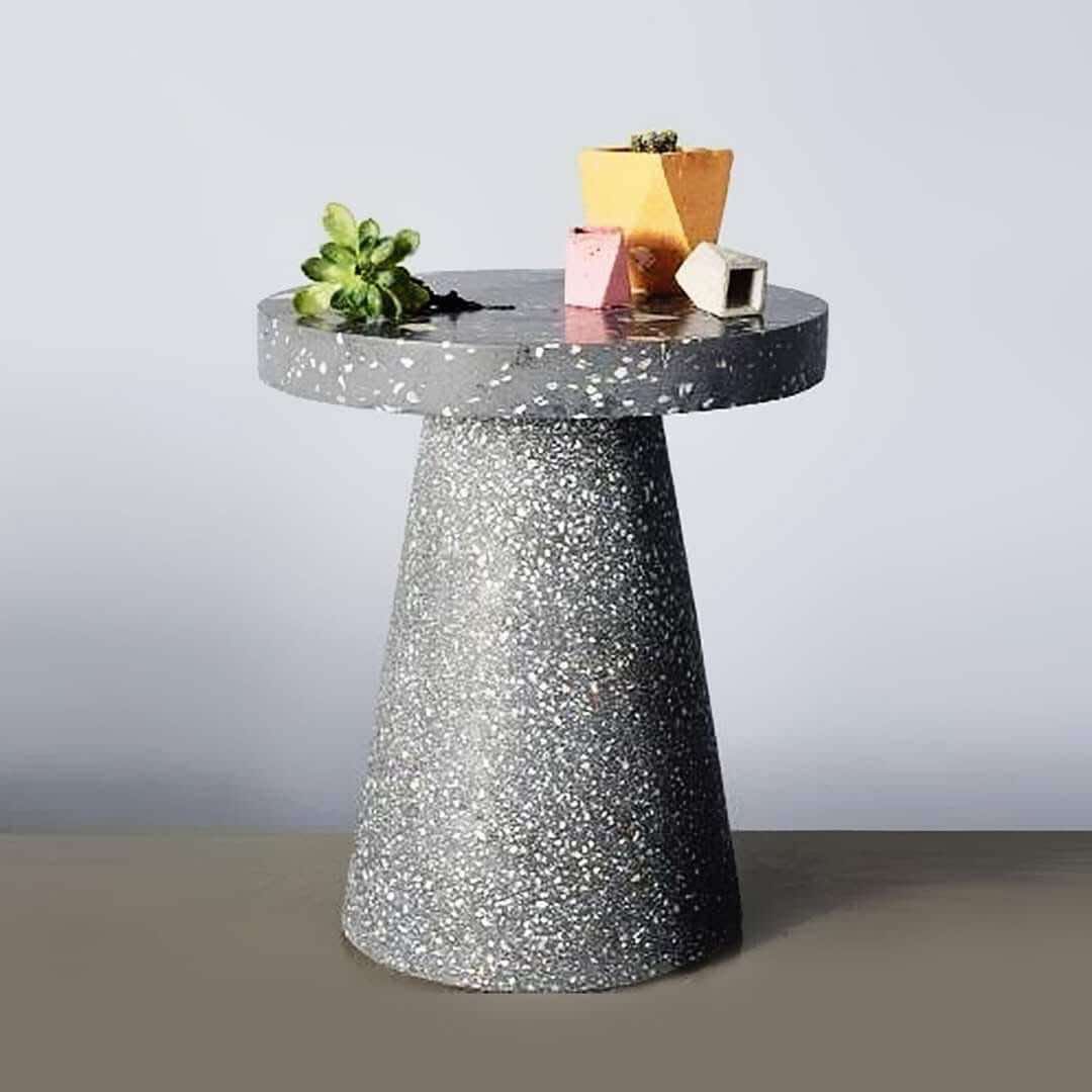 Table - Fiber Glass - Grey - 45x65 cm