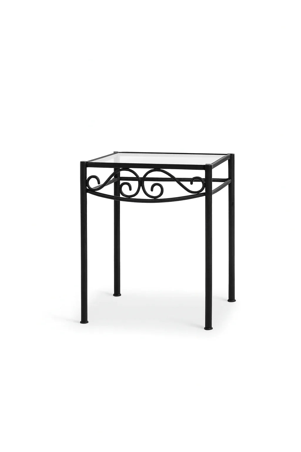 Commode - Steel - Glass - Black - 40x50x60 cm - Cataloug