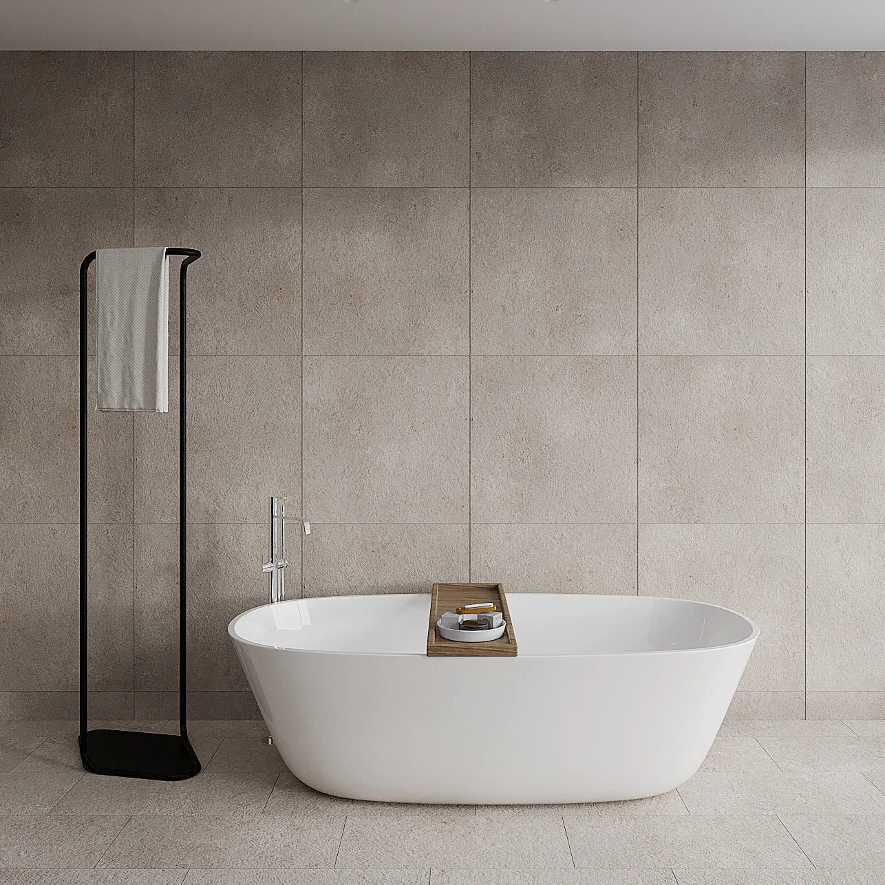 Towel Stand - Steel - Multi Color - 39.5×162 cm - Cataloug