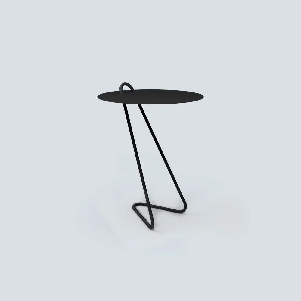 Side Table - Steel - Multi Color - 36×36×54 cm - Cataloug