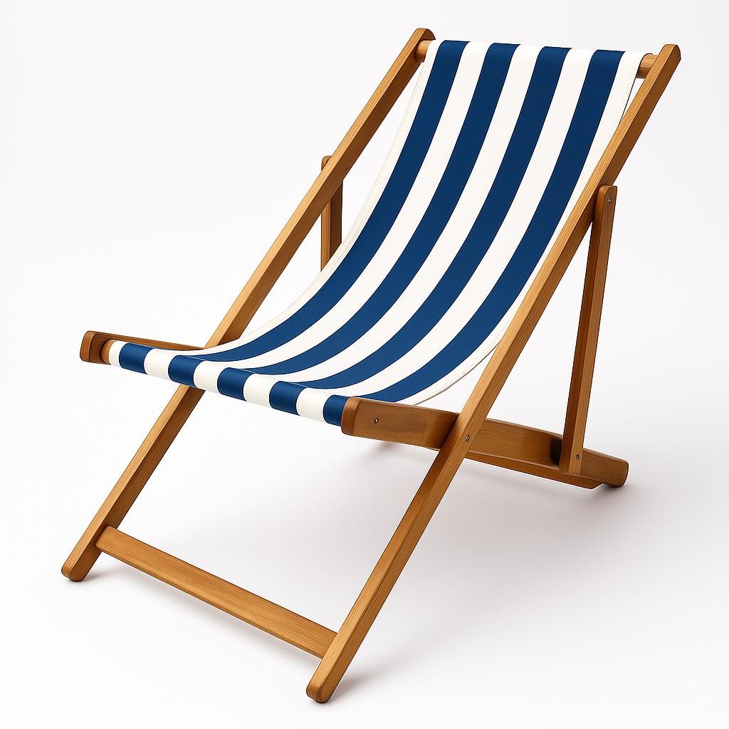 Beach Chair-Red Strips - BW.BC.301.0004