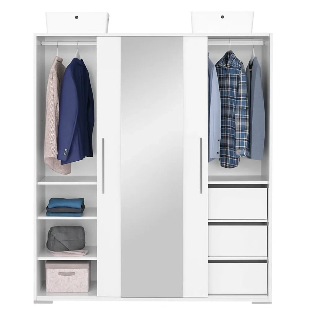 Wardrobe - MDF - White - 50x180x185 - Cataloug