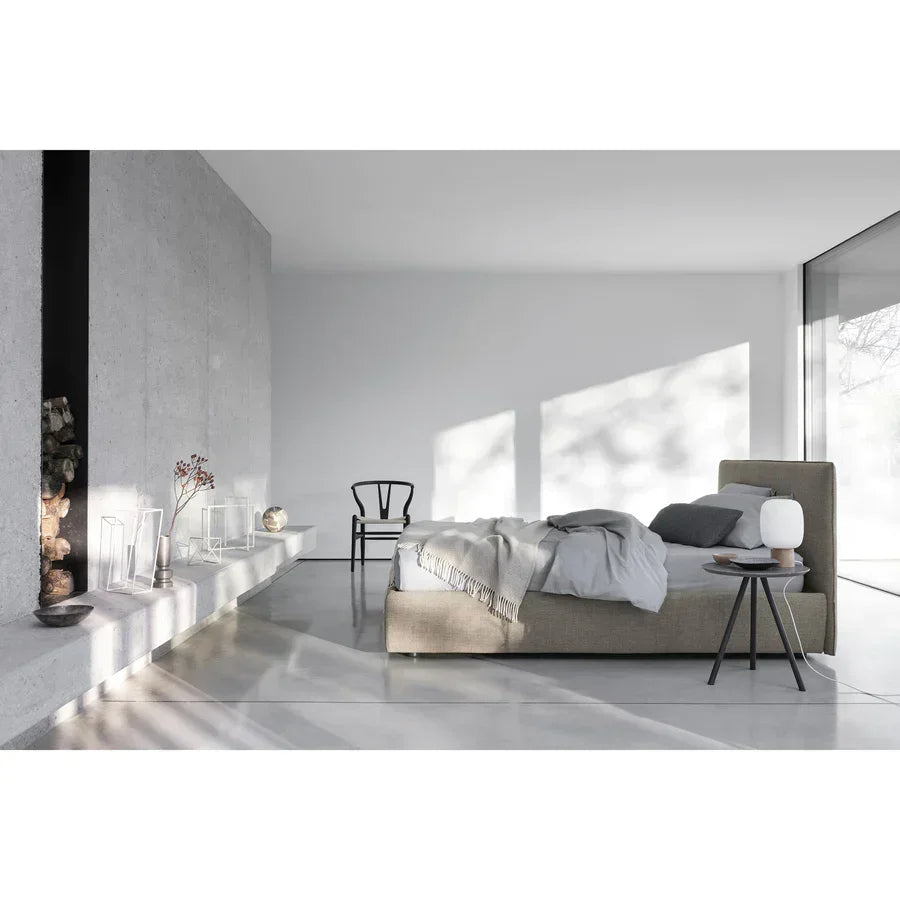 Bed - MDF - Linen - Beige - 180 CM - Cataloug