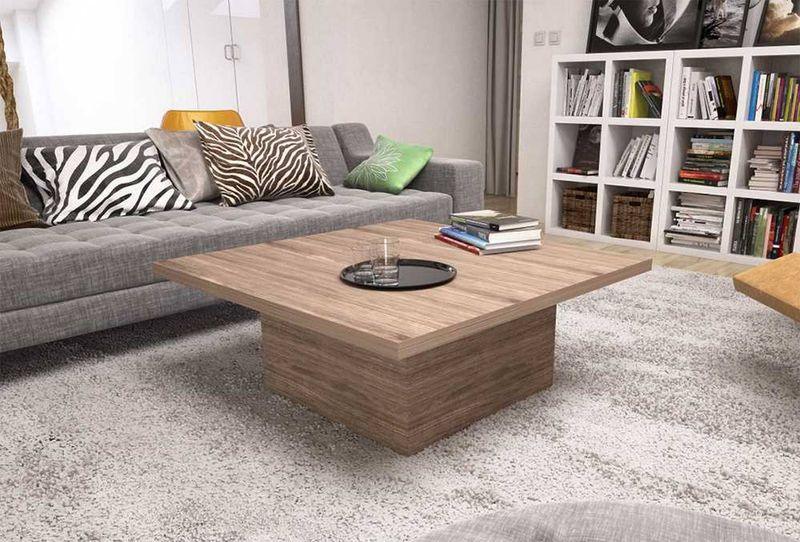 Coffee Table - MDF - Multi Color - 100x100x40 - Cataloug