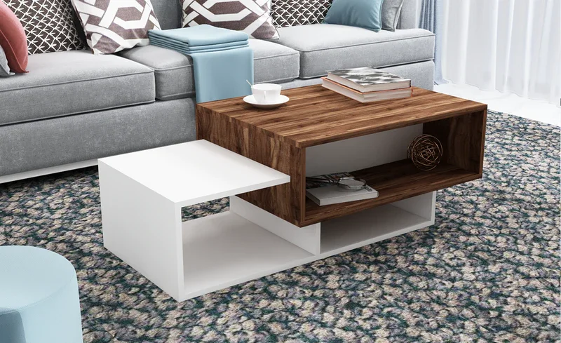 Coffee Table - MDF - Multi Color - 120x60x40 - Cataloug