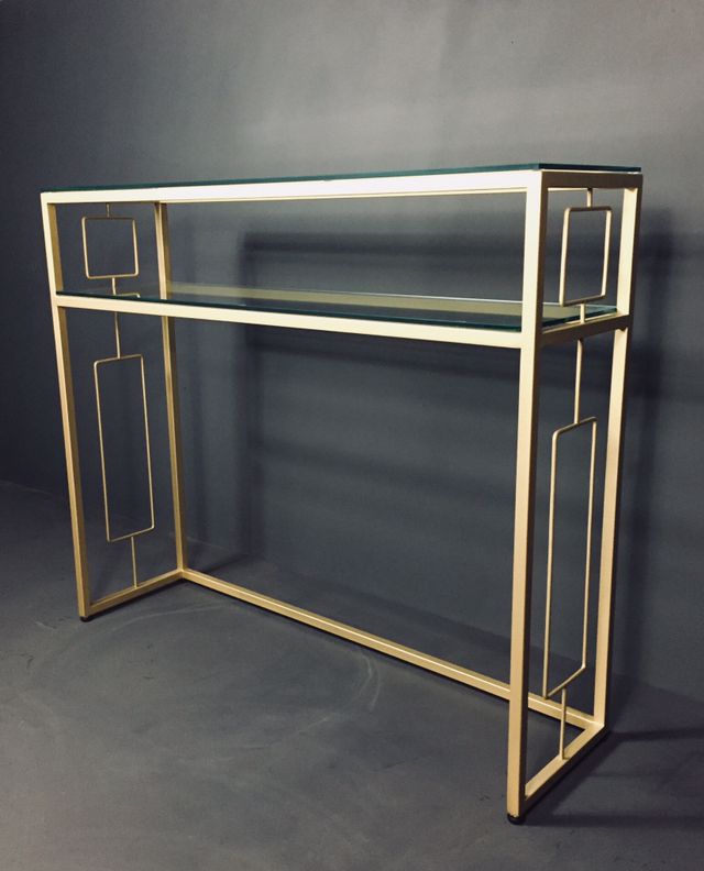 Console Steel Glass