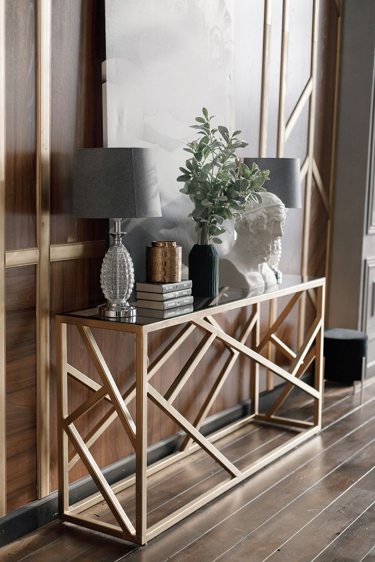 Console Steel Glass