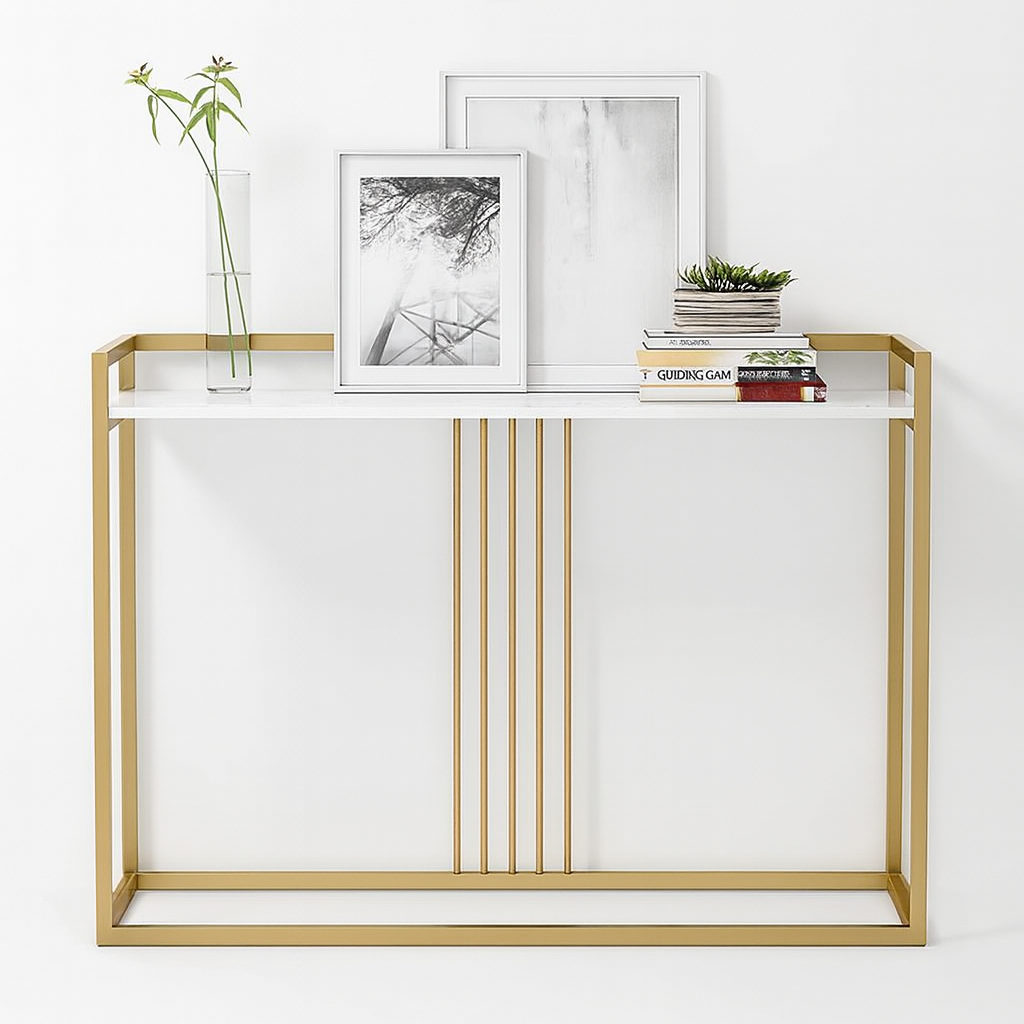 Console Steel Marble