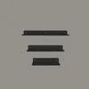 Three Floating Shelves - Steel - Multi Color - 30×40×50×10×6 cm - Cataloug