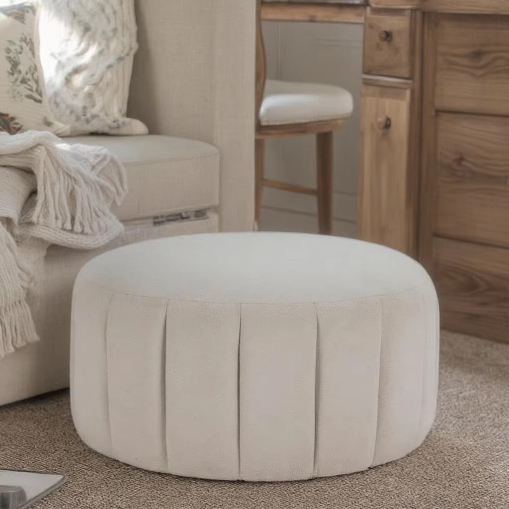 بوف - كتان - بيج - 81x41 سم