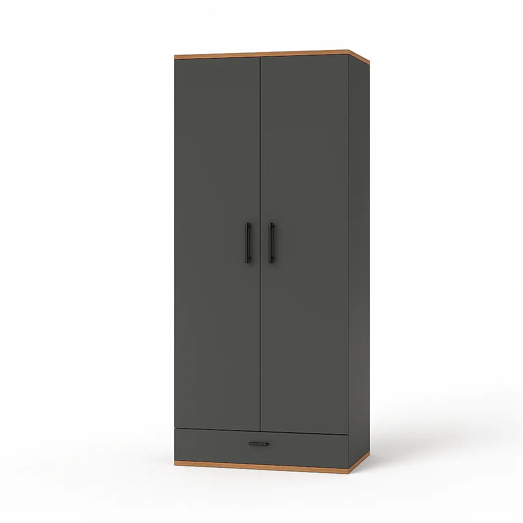 Wardrobe - MDF Wood - Multi Color - 80x52x180 cm - Cataloug