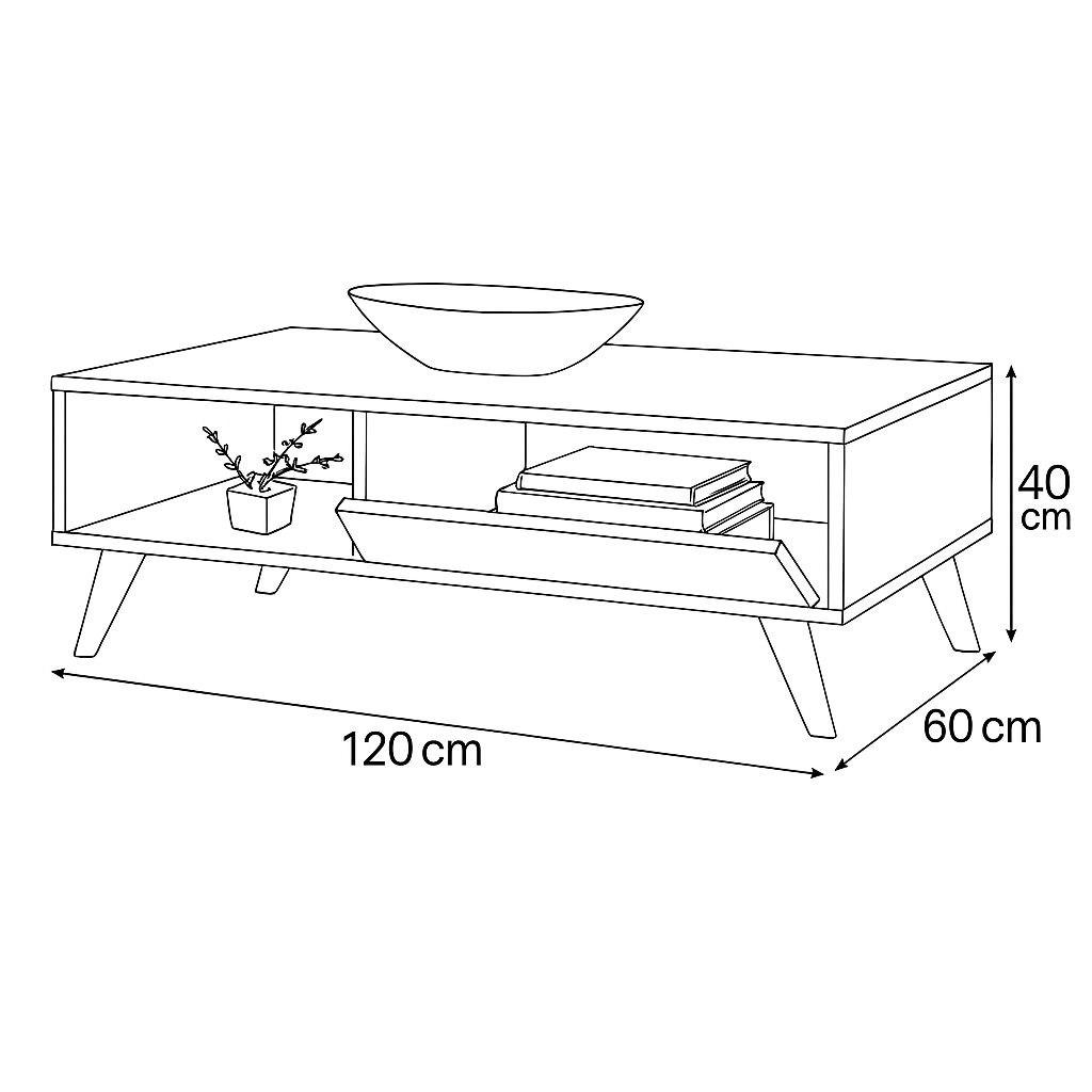 MD.CT.500.22.1 ترابيزة قهوة