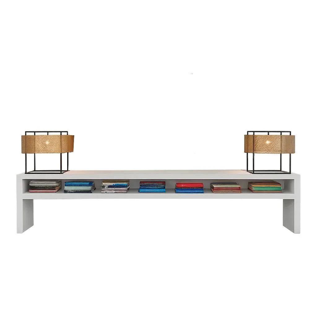 Console - MDF - White - 180x30x80 - Cataloug
