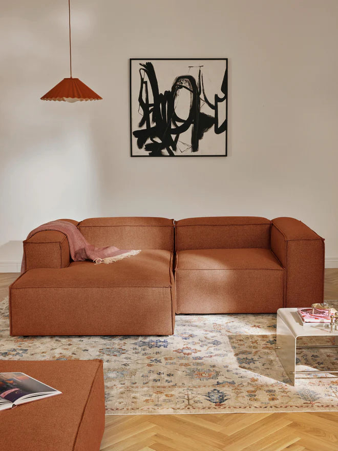 L-shape sofa - Beech Wood - Multicolor -238*143*85*75 cm