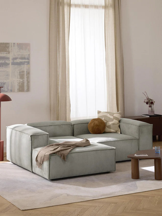 L-shape sofa - Beech Wood - Multicolor -238*143*85*75 cm