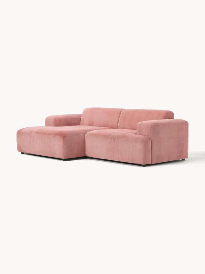L-shape sofa - Beech Wood - Multicolor -238*143*85*75 cm