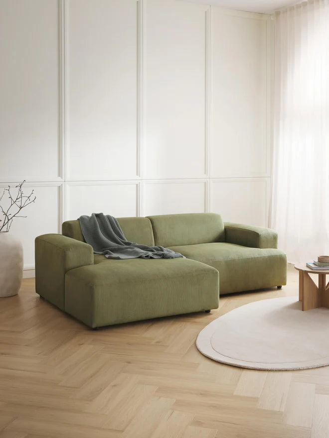 L-shape sofa - Beech Wood - Multicolor -238*143*85*75 cm