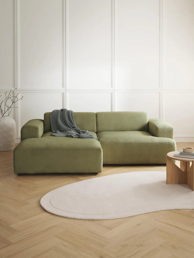 L-shape sofa - Beech Wood - Multicolor -238*143*85*75 cm