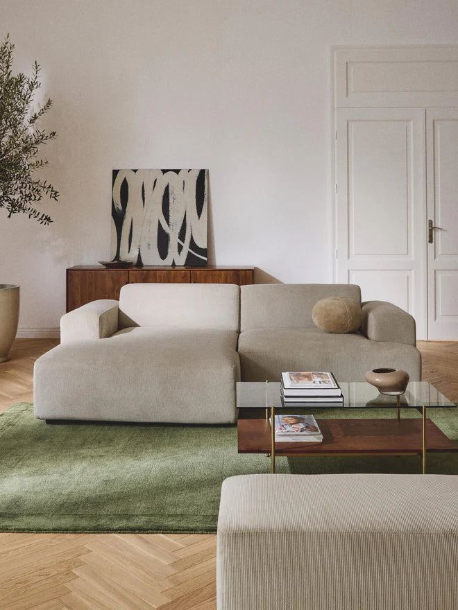 L-shape sofa - Beech Wood - Multicolor -238*143*85*75 cm