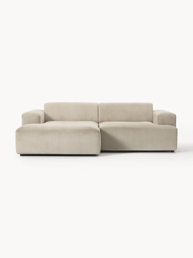 L-shape sofa - Beech Wood - Multicolor -238*143*85*75 cm
