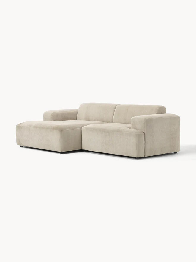 L-shape sofa - Beech Wood - Multicolor -238*143*85*75 cm