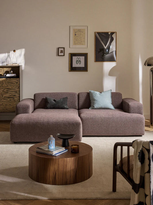 L-shape sofa - Beech Wood - Multicolor -238*143*85*75 cm