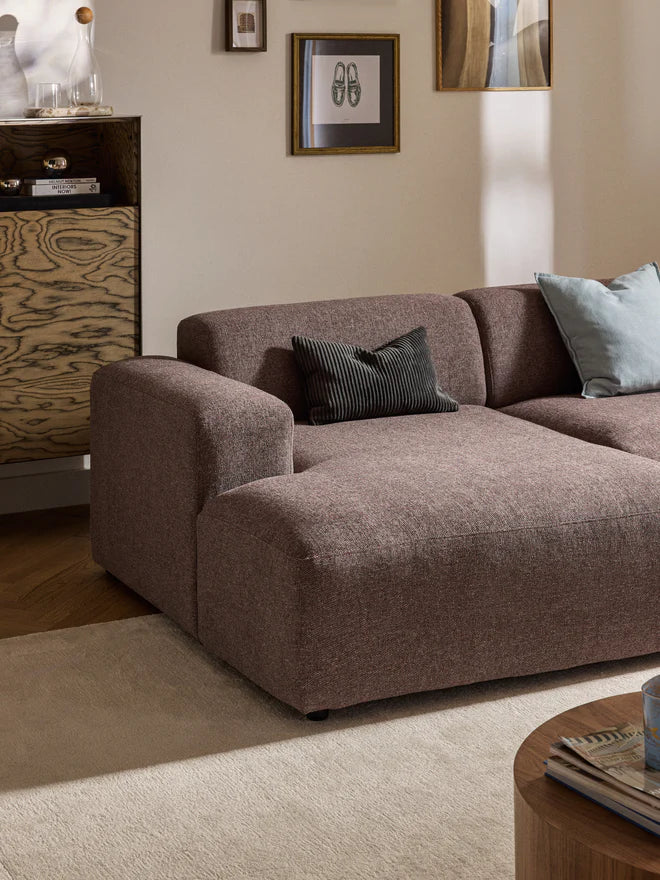 L-shape sofa - Beech Wood - Multicolor -238*143*85*75 cm