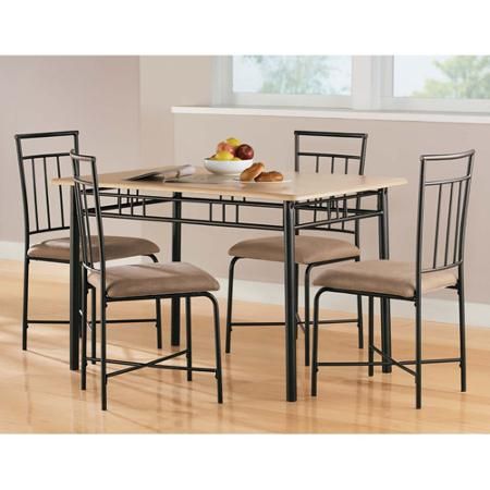 طاولة طعام - فولاذ - MDF - أسود - SM.DT.200.0006