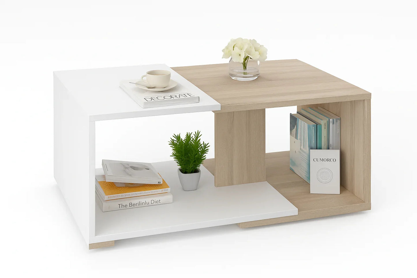 Coffee Table - MDF - Multi Color - 90x50x40 - Cataloug