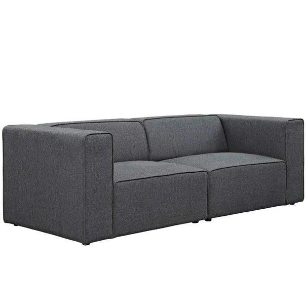 Sofa - Beech Wood - Linen Fabric - 220x85 cm - Cataloug