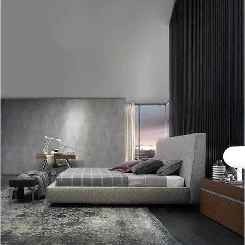 Bed - MDF - Linen - Beige - 180 cm - Cataloug