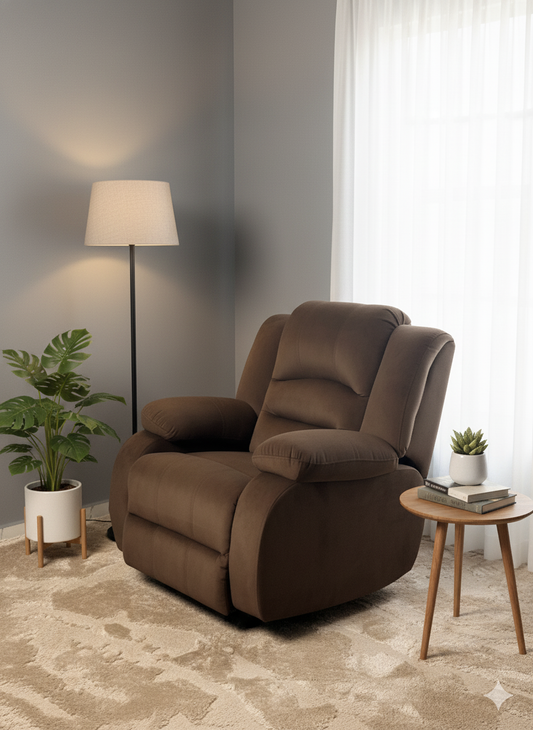 لزى بوى - 3 حركات - بني - 90x60x90 سم