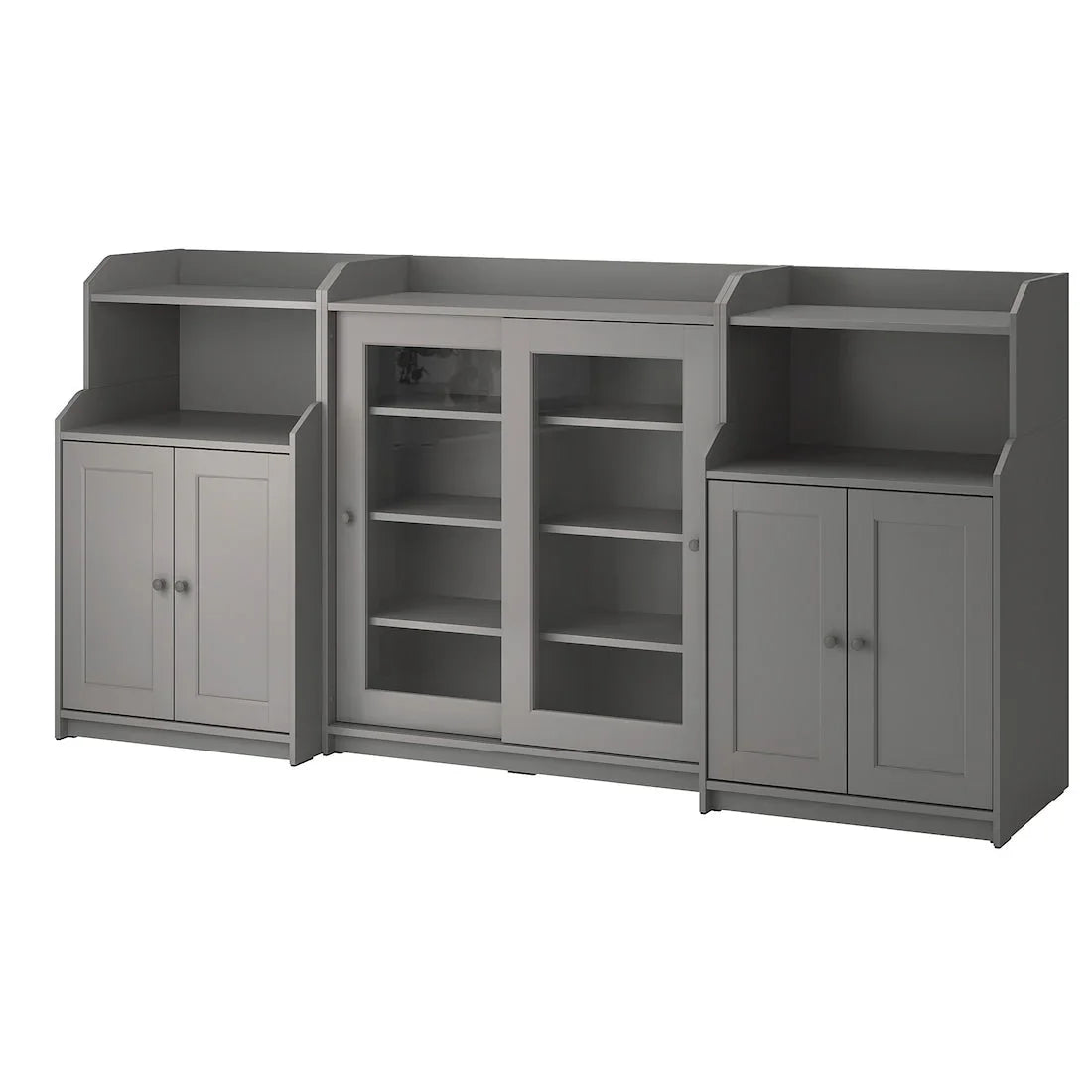 Storage Unit - MDF Wood - Grey - 244x116x46 cm - Cataloug