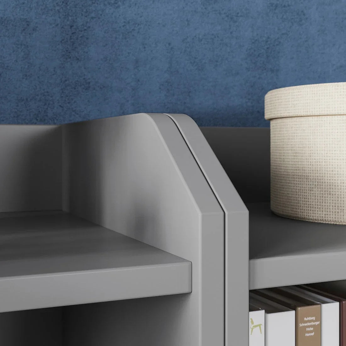 Storage Unit - MDF Wood - Grey - 244x116x46 cm - Cataloug