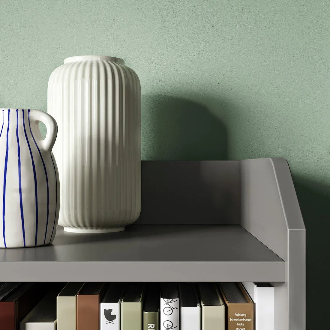 Bookcase - MDF Wood - Grey - 279x199x46 cm - Cataloug