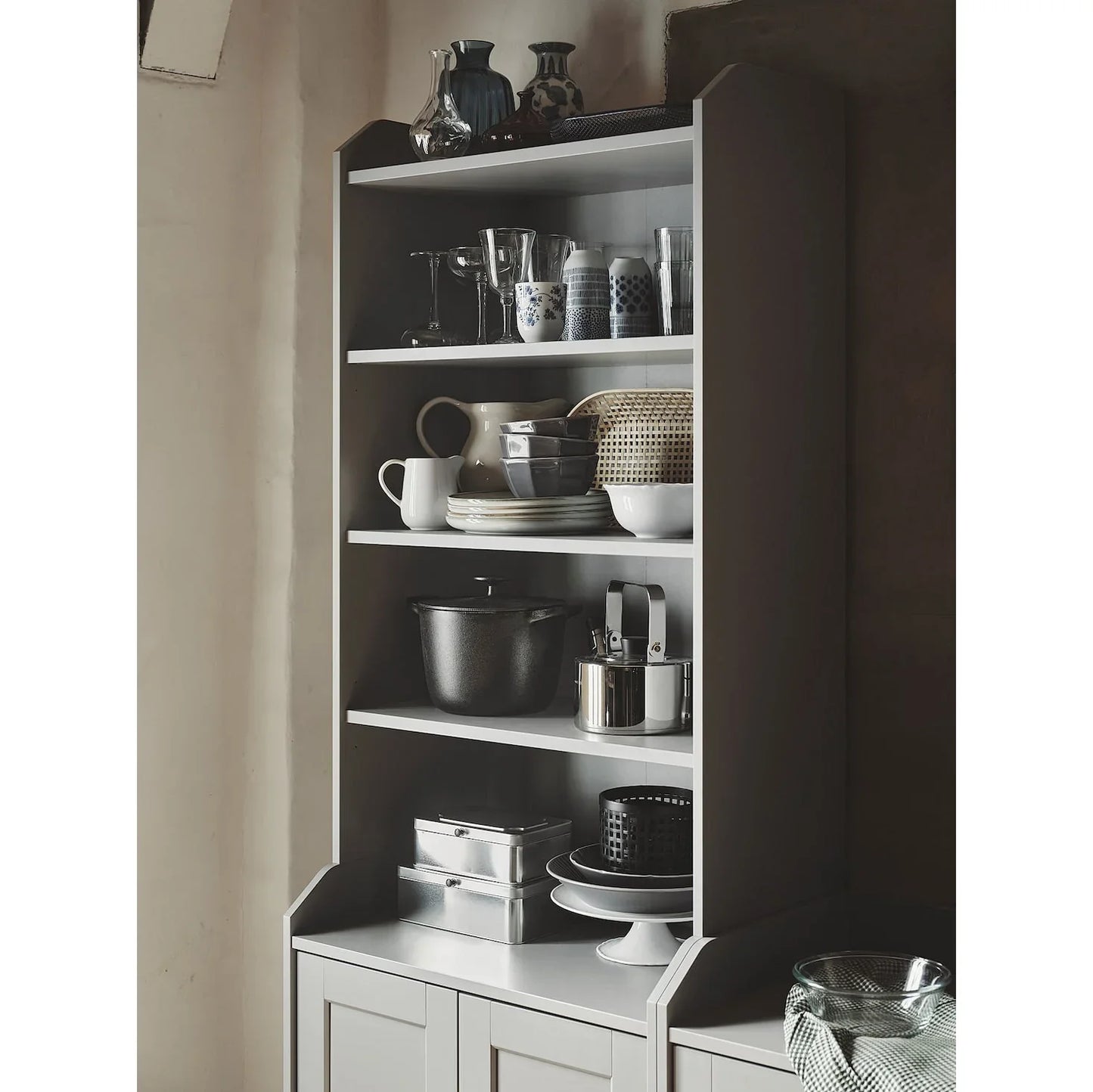 Storage Unit - MDF Wood - Grey - 70x66x199 cm - Cataloug
