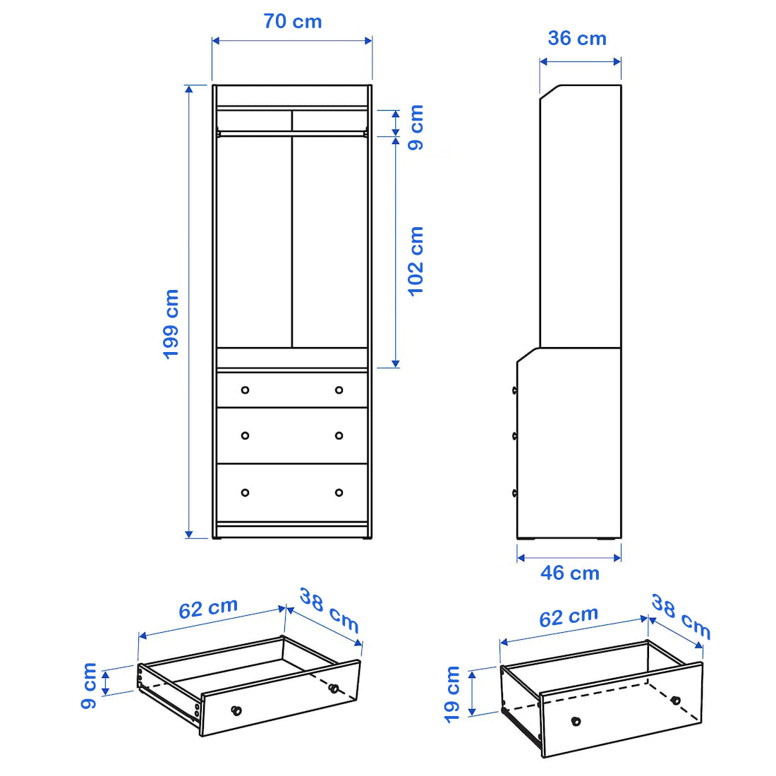 وحدة الدخول 70x46 MD.DU.501