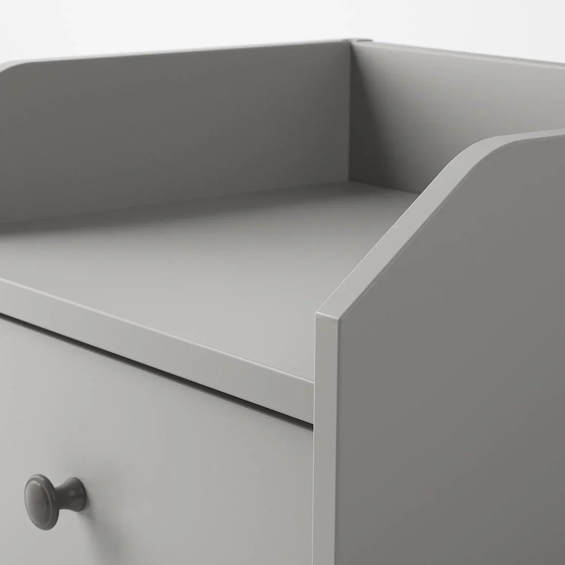 Commode - MDF Wood - Grey - 40x36x63 cm - Cataloug