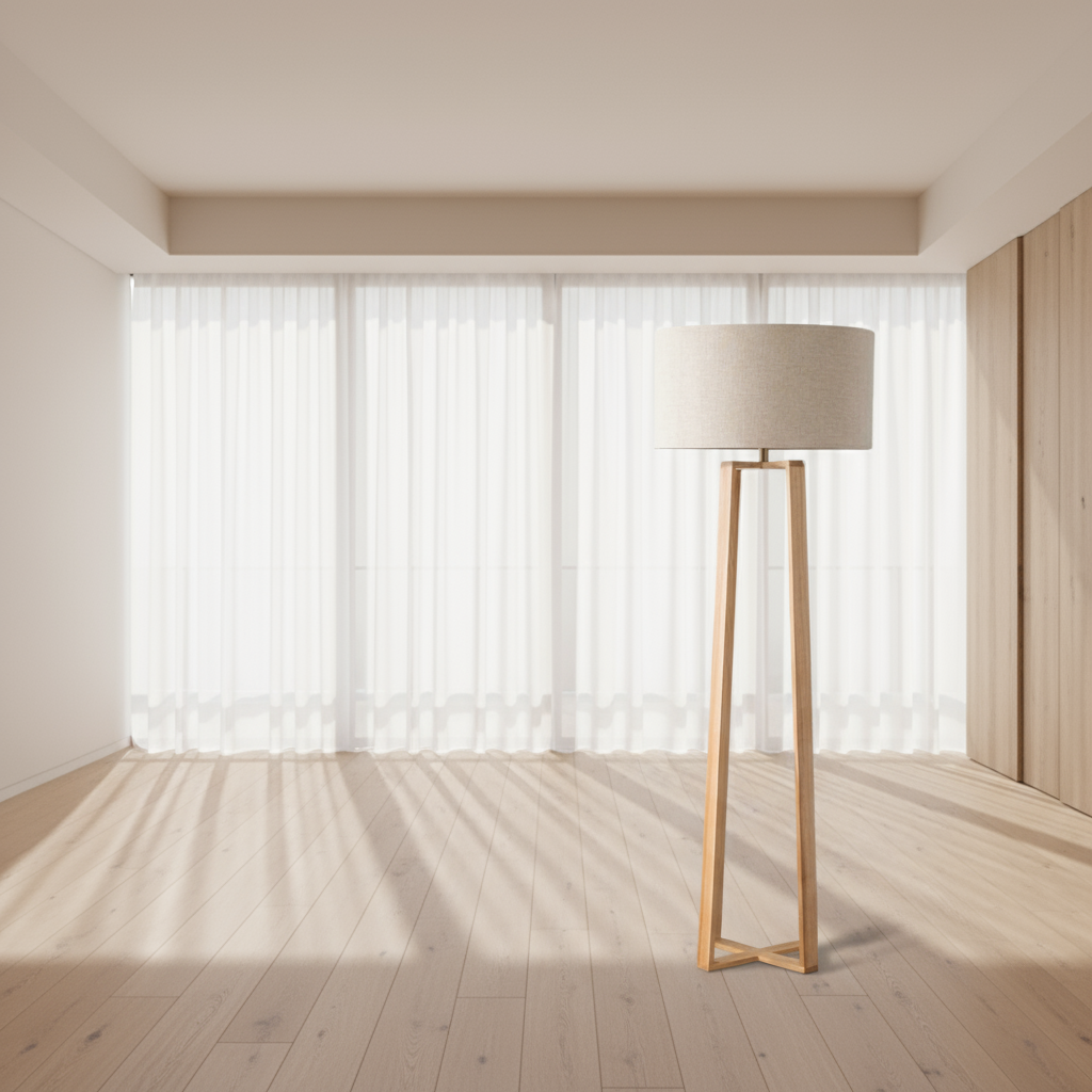 أباجوره- خشب زان- ؤف وايت و بيج - 165 × 40 سم