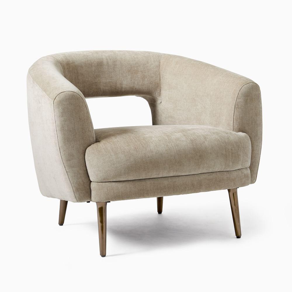Armchair - Beech Wood - Linen- Multi color - 85x75x85 cm - Cataloug