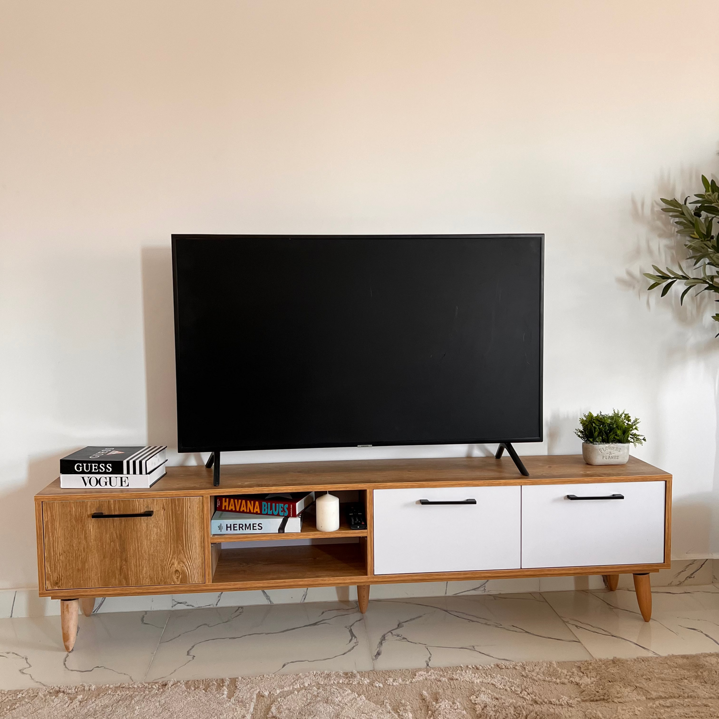 Bundle of TV Table and Coffee Table - Multi Color - Cataloug