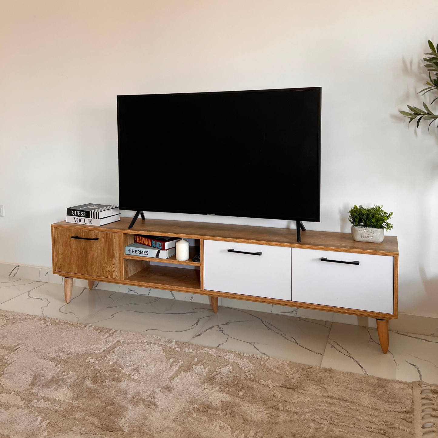 Bundle of TV Table and Coffee Table - Multi Color - Cataloug