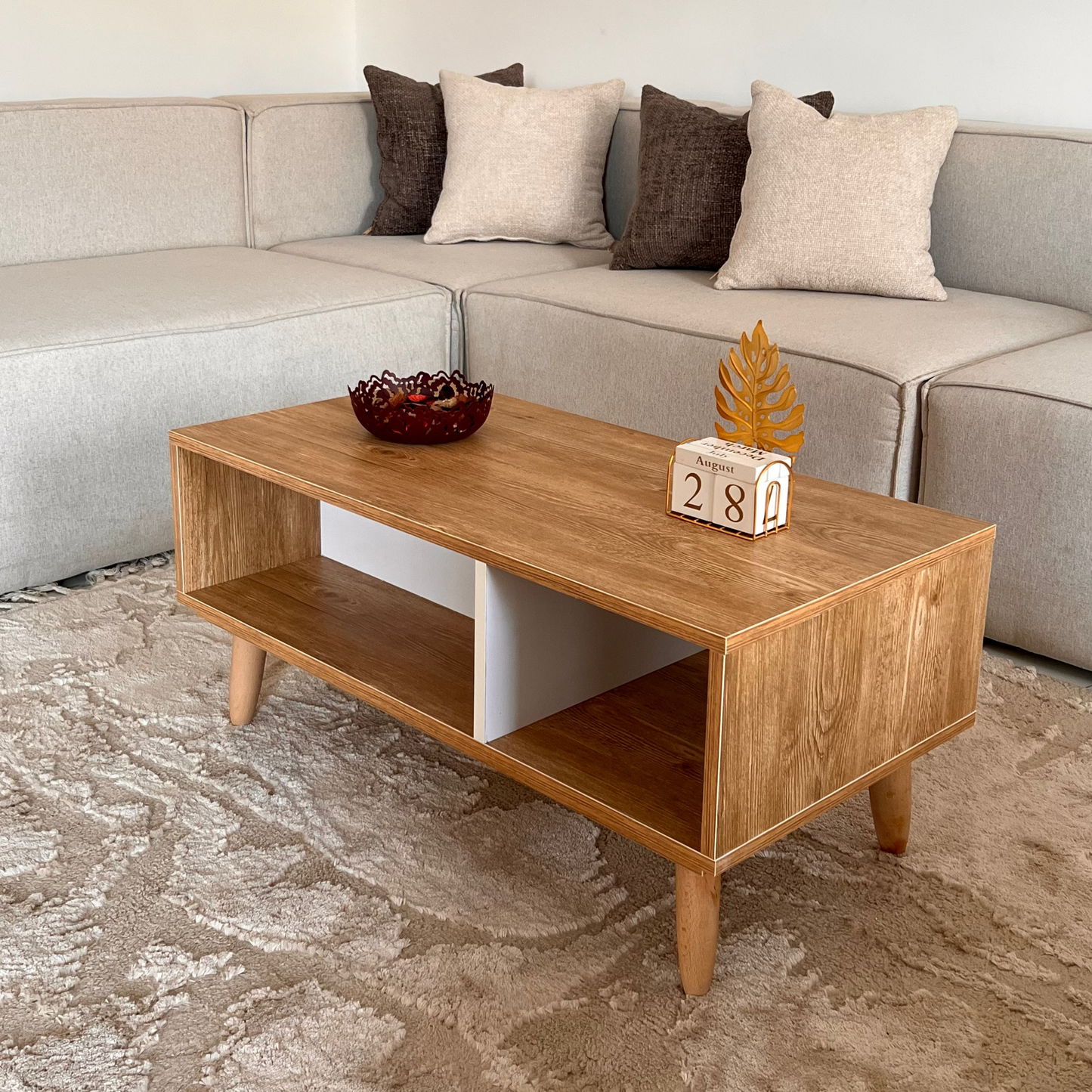 Bundle of TV Table and Coffee Table - Multi Color - Cataloug