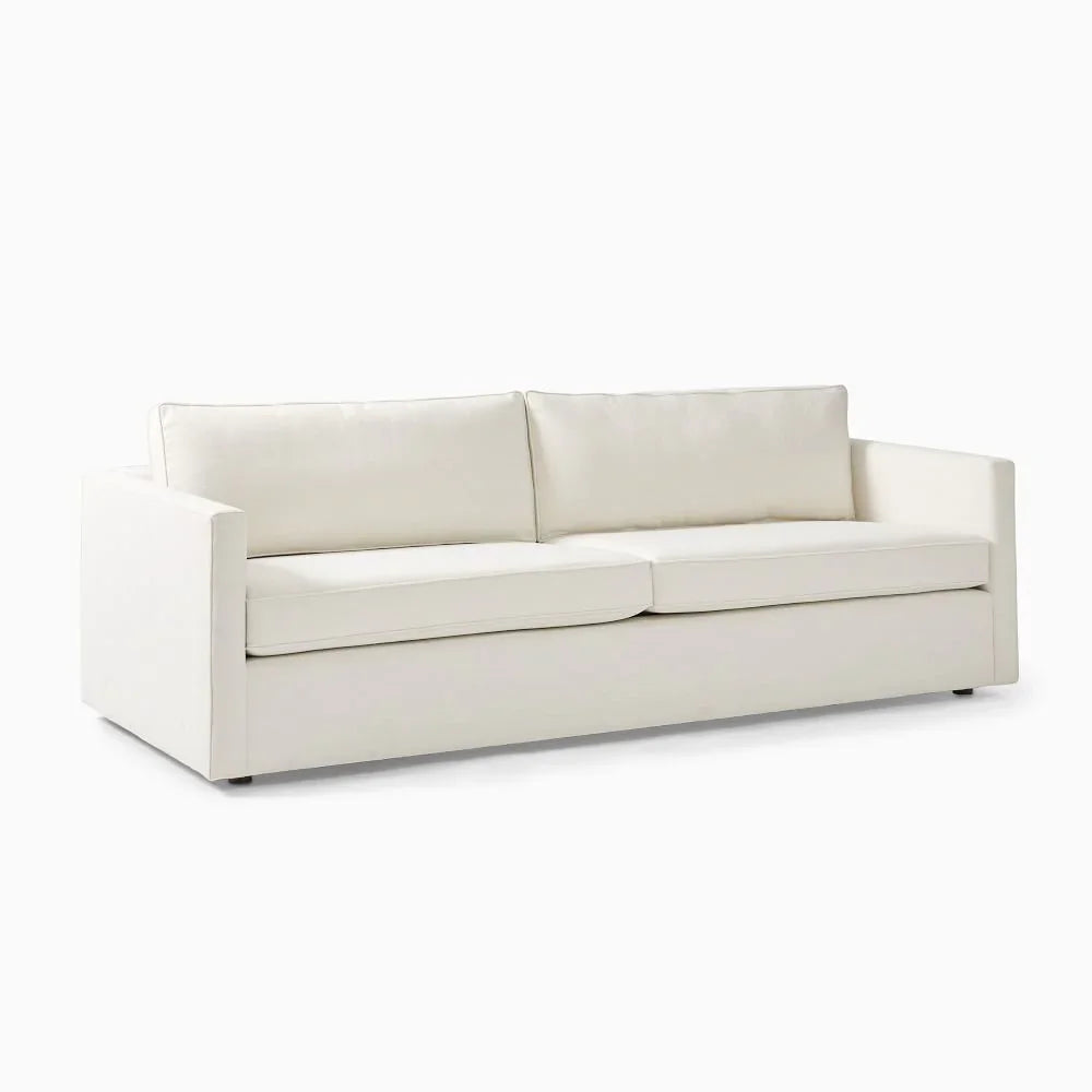Sofa - Beech Wood - Linen Fabric - 200X85 cm - Cataloug