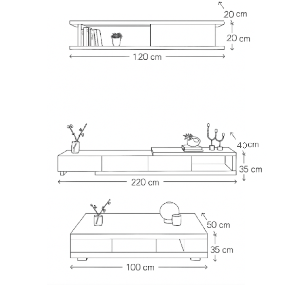 Bundle (TV Unit & Coffee Table)