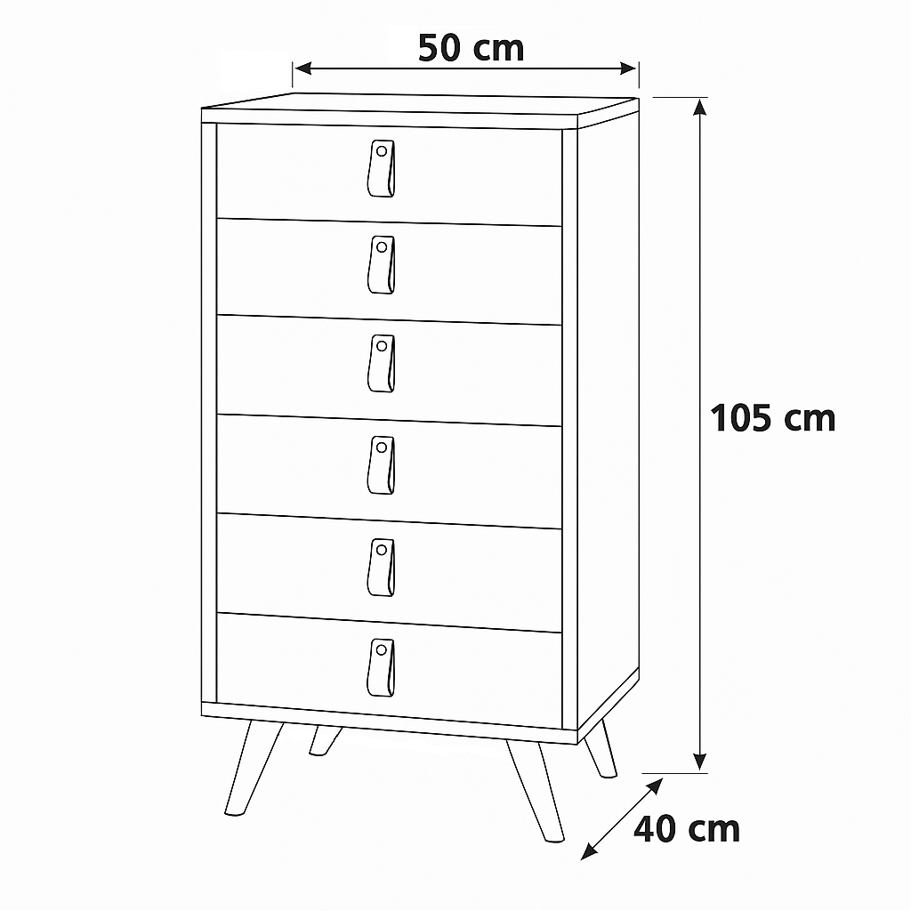 Drawers Unit 50x40x105