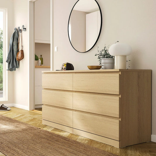 Drawer Unit - MDF Wood - Beige - 156x45x78 cm - Cataloug